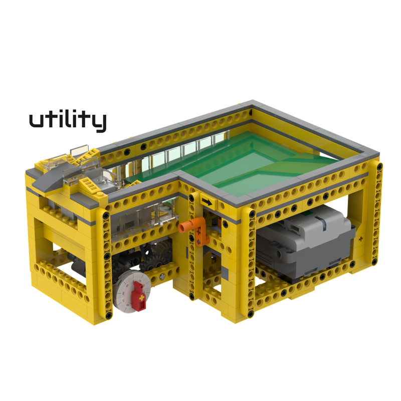 3x4 Corner Regulating Reservoir GBC utility module