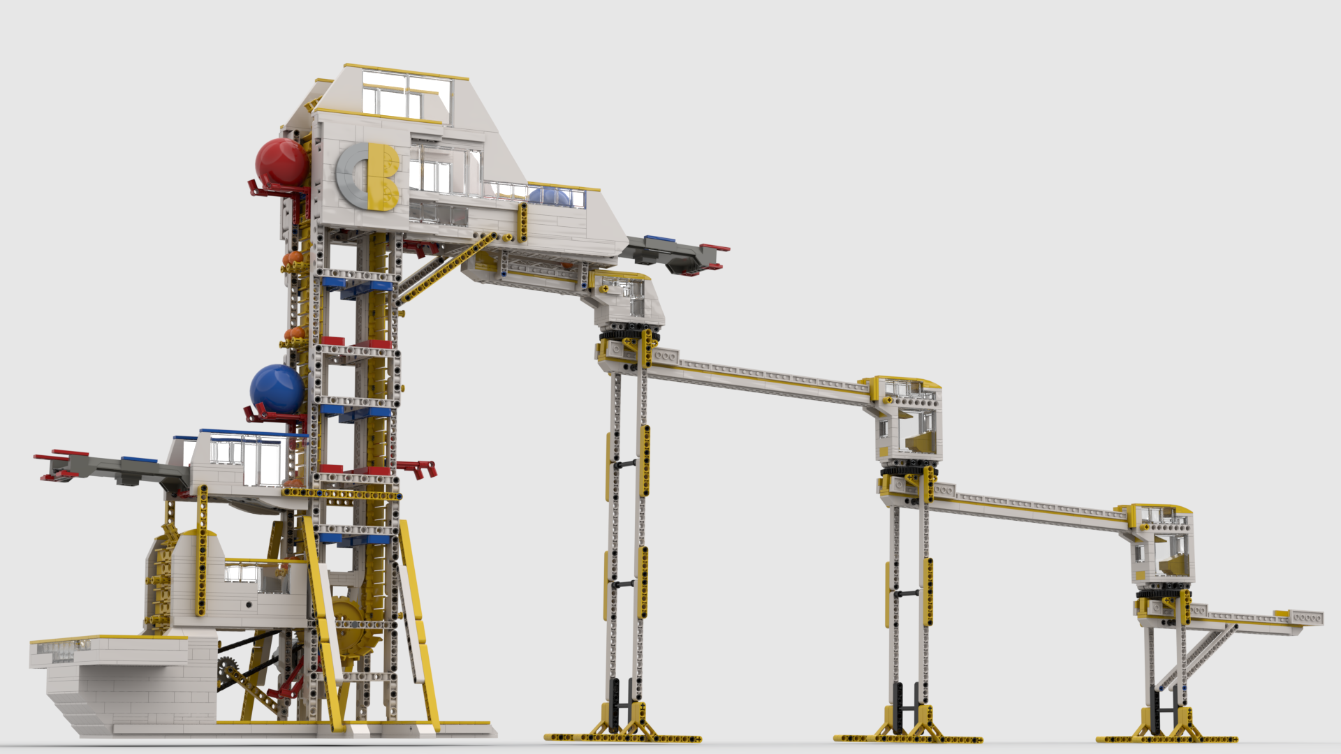 Ball Track Race Duplo Conveyor