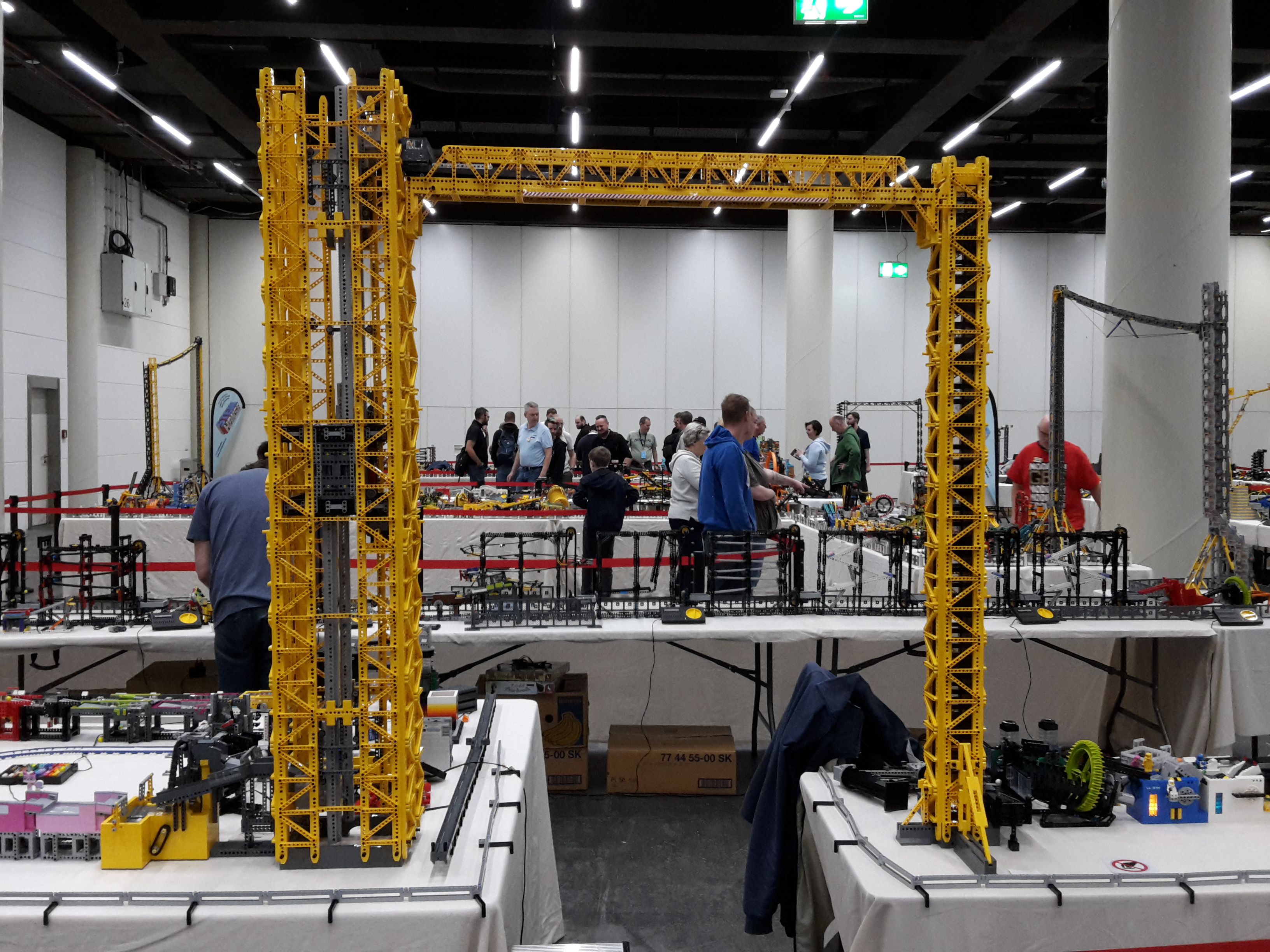 Yellow Racklift Tower Bridge