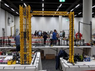 Yellow Racklift Tower Bridge